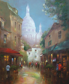 Korognai J�nos, Esteledik a Montmartre-on