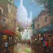 Esteledik a Montmartre-on